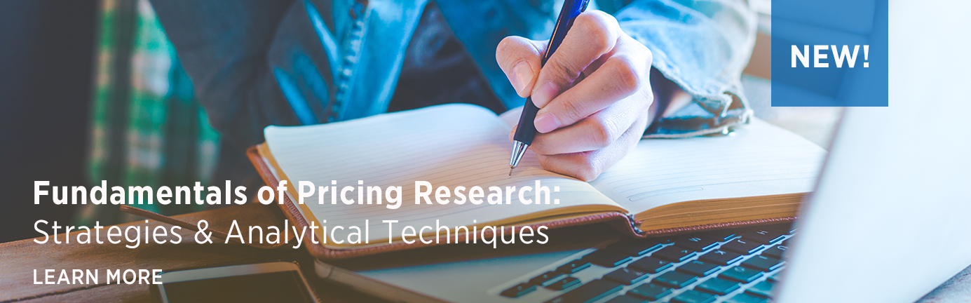 Fundamentals of pricing research