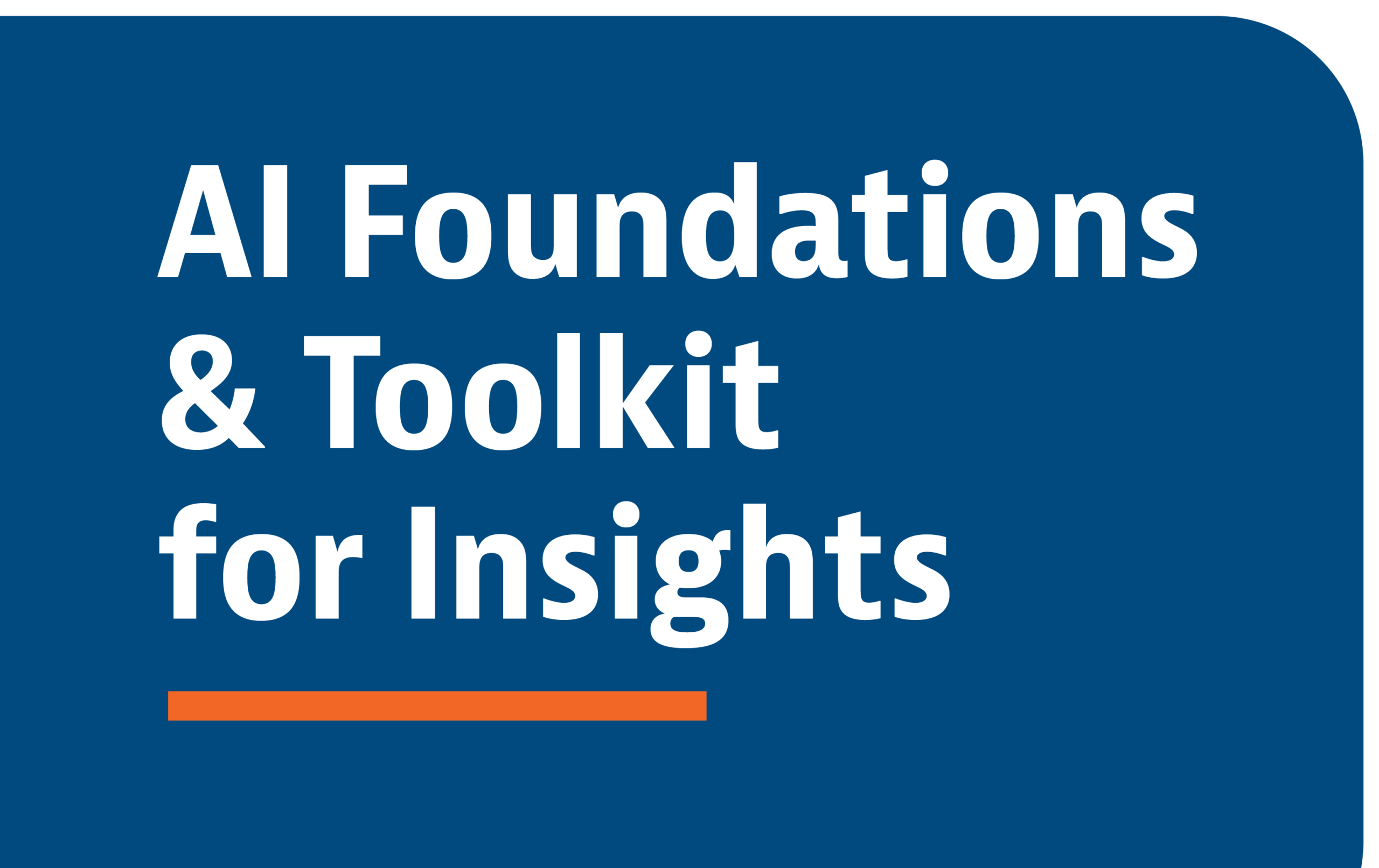 AI01 AI Foundations and Toolkit for Insights