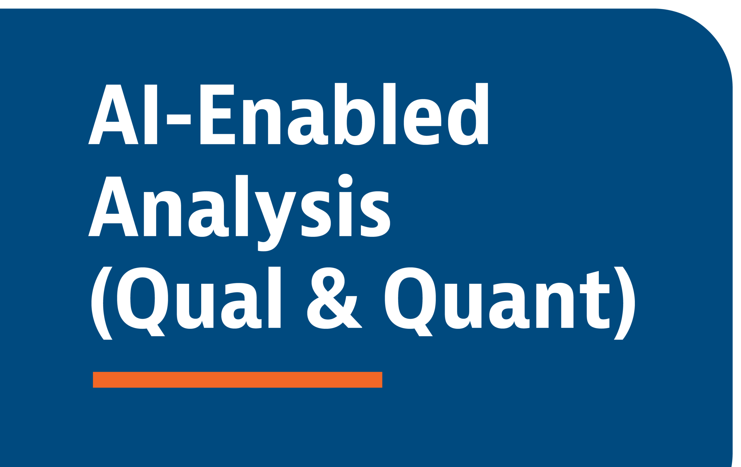 AI05 AI-Enabled Analysis (Qual & Quant)